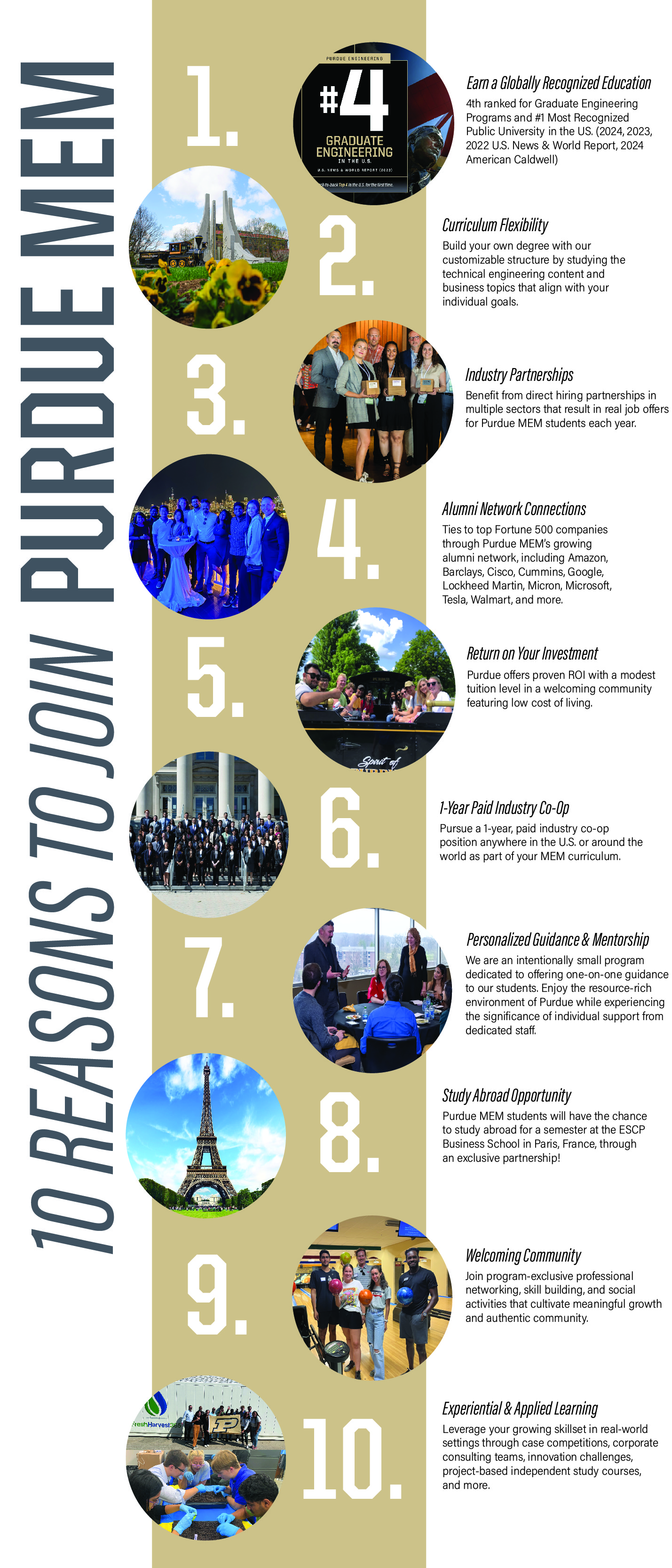 10 Reasons to Join Purdue MEM